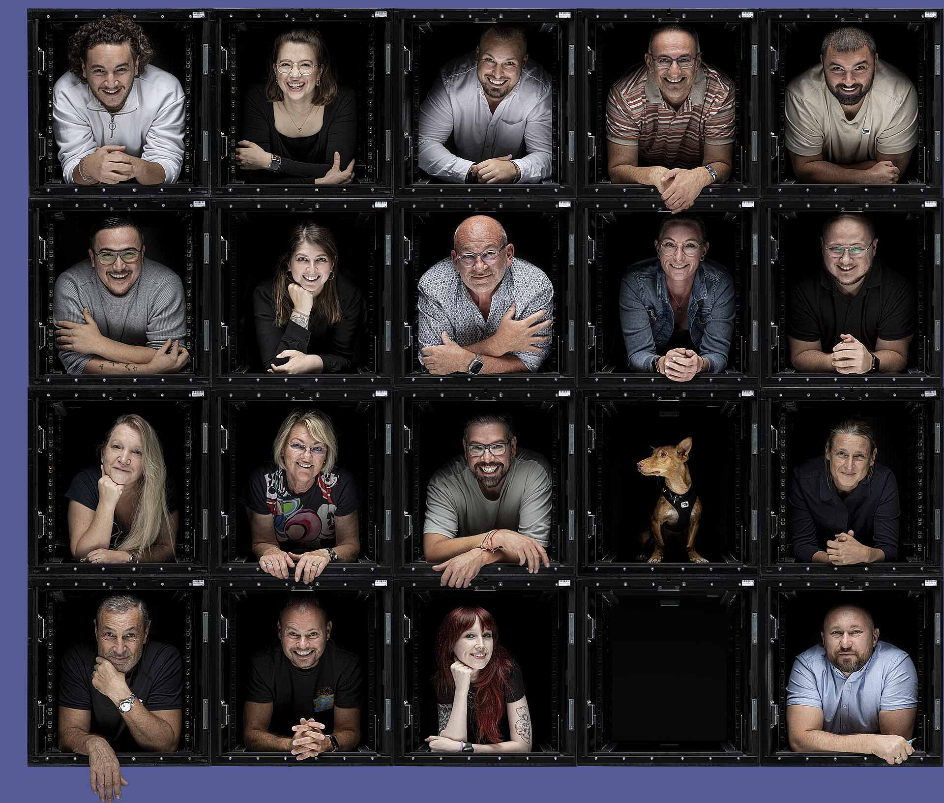 Mitarbeiter von Special Security Services in Case Rack